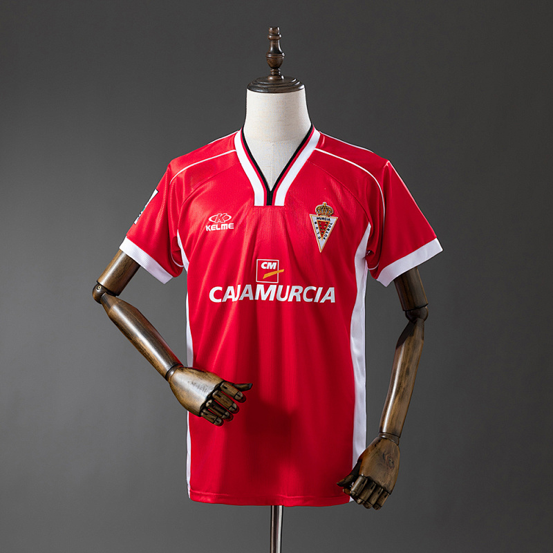 Wanban-Real Murcia 99 01 Home Retro Jersey S-Xxl