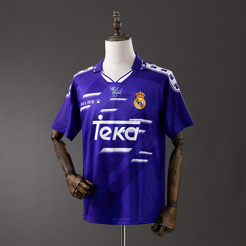 Wanban-Real Madrid 96 Away Retro Jersey S-Xxl