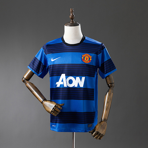 Wanban-M-U 11 12 Away Retro Jersey S-Xxl