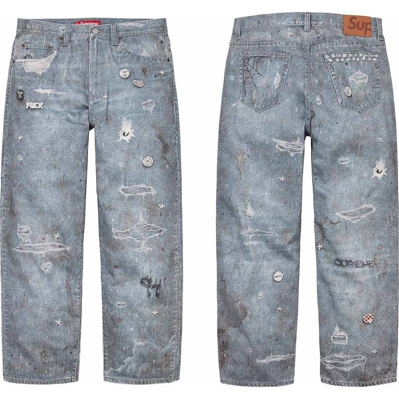 RR- Hjr Trompe L'oeil Loose Fit Jean RR