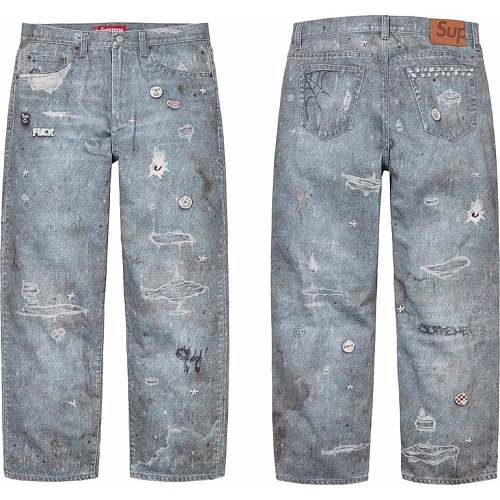 RR- Hjr Trompe L'oeil Loose Fit Jean RR