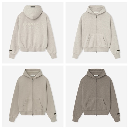 Xiaoxiao-0823302 Essentials Classic Fleece Zip-Up Hoodie S-Xxl