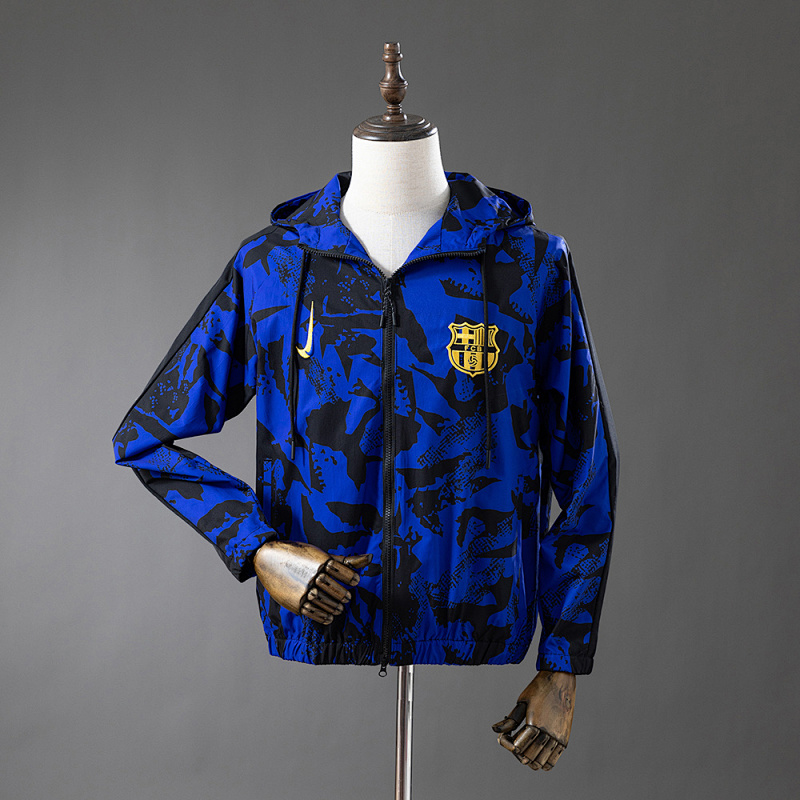 Wanban-Barcelona Windbreaker - Blue S-Xxl