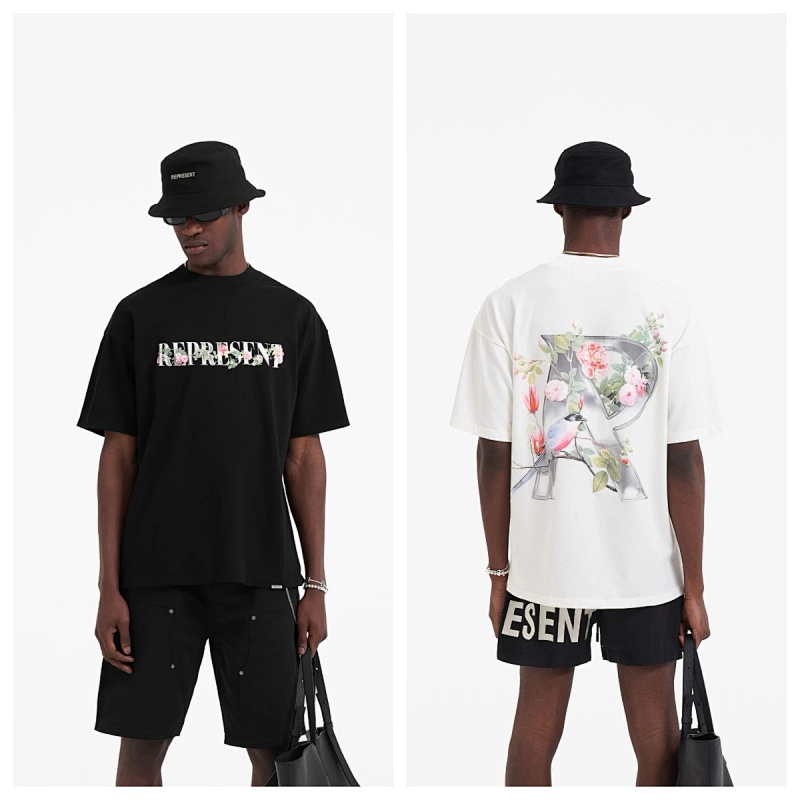 Lili-REPRESENT Floral Initial T-Shirt North S M L XL