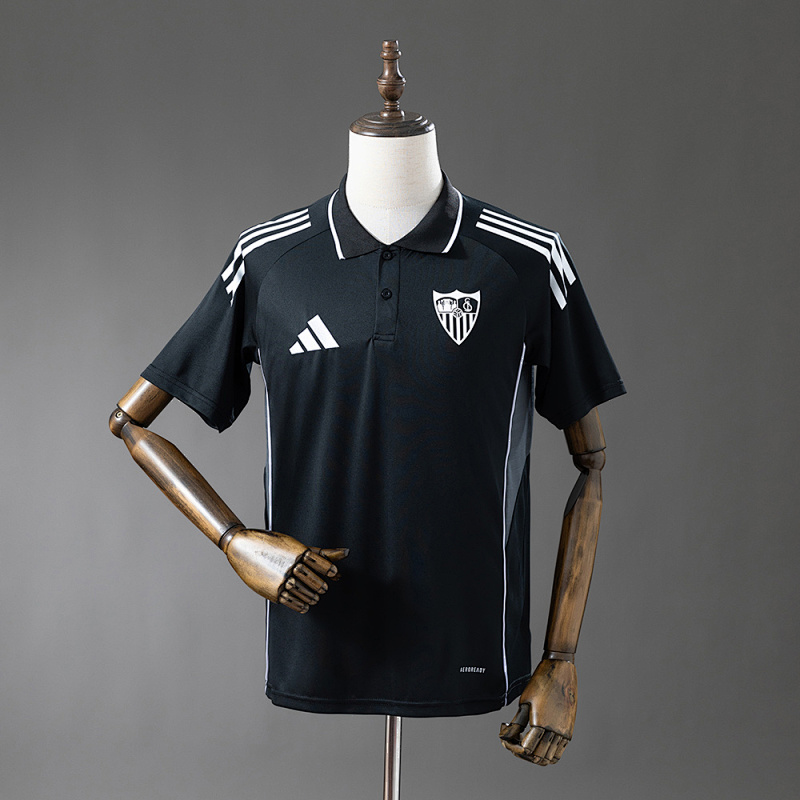 Wanban-Sevilla 25 26 Polo - Black Sizes S-4XL
