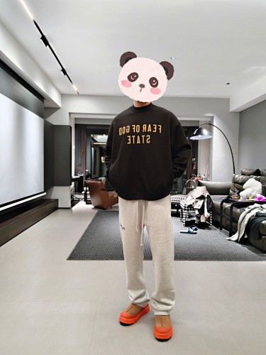 Essentials Jietou-110902 Fog Logo Oversize S-xl