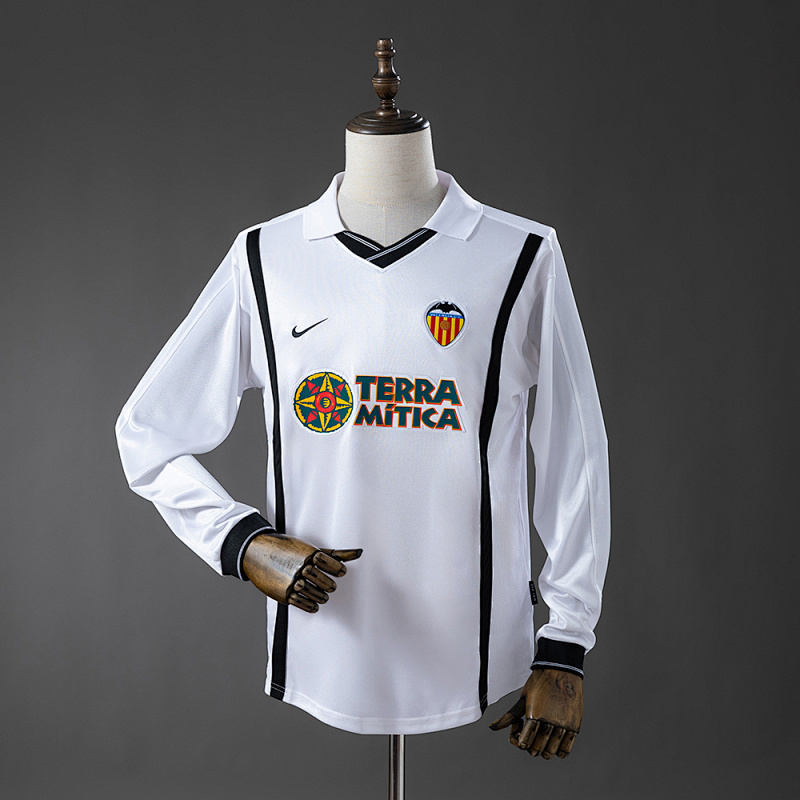 Wanban-Valencia 00 01 Retro Long-Sleeve Jersey S-Xxl