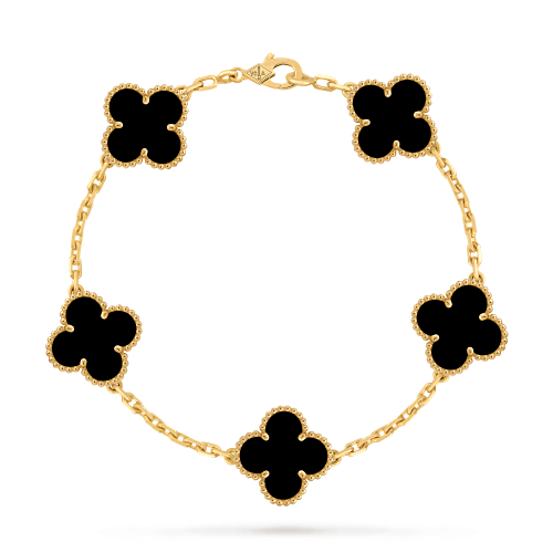 JG-VCARA41300 Vintage Alhambra Bracelet 5 Motifs