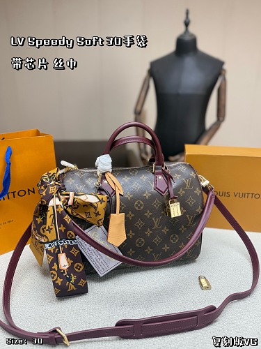 Louis Vuitton Xinxin LV Speedy Soft30 30 22cm