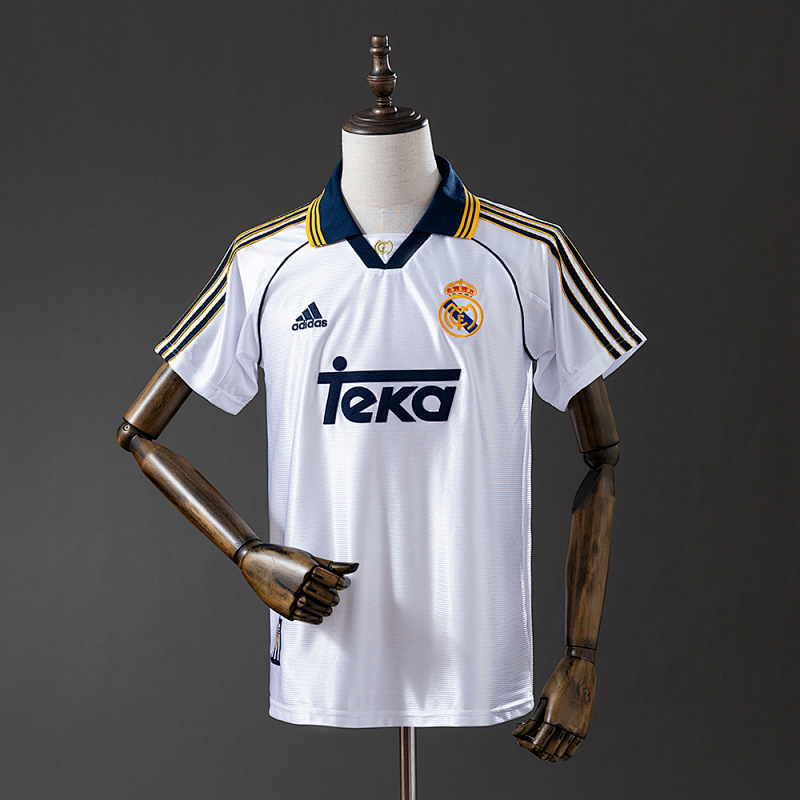 Wanban-Retro Real Madrid 98 00 Home S-4XL