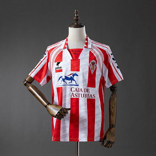 Wanban-Sporting De Gijon 95 96 Home Retro Jersey S-Xxl