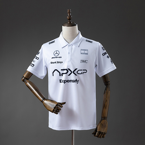 Wanban F1 Mercedes-Benz Apxgp Movie Edition Polo White S-5XL