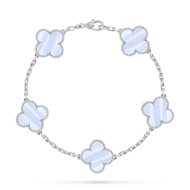 JG-VCARD34700 Vintage Alhambra Bracelet 5 Motifs