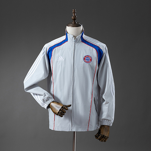Wanban-Bayern Munich Windbreaker - Light Grey S-Xxl