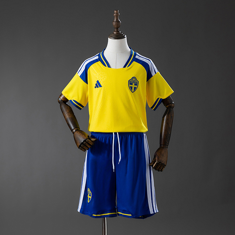Wanban-Sweden Home Kids Kit Jersey Size 16-28