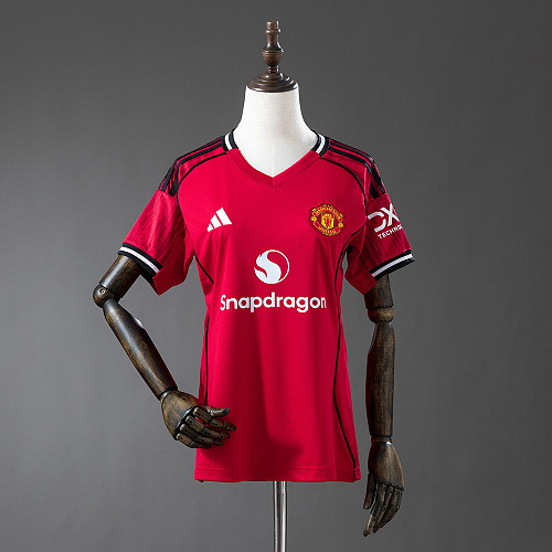 Wanban M-U 25 26 Home Women's Jersey S-Xxl
