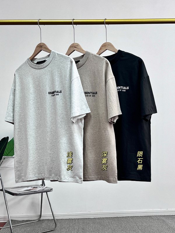 Xiaoxiao Fear Of God Essentials FALL24 Holiday Jersey Crewneck T-Shirt S-2XL