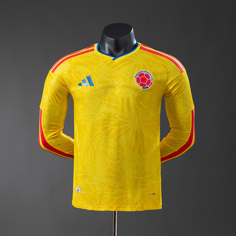 Wanban-Columbia Home Long-Sleeve Player Version Jersey