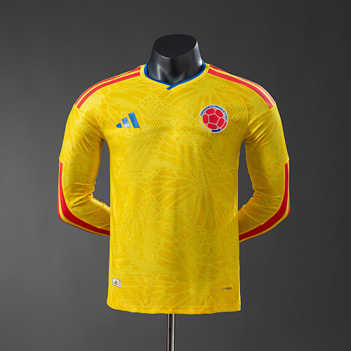 Wanban-Columbia Home Long-Sleeve Player Version Jersey