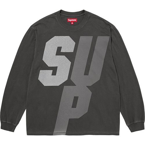 Supreme RR- Sup Reflective LS Top Logo T S-Xl