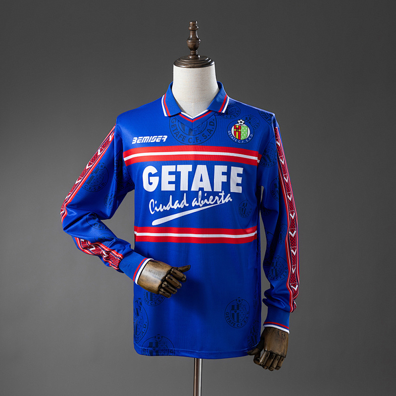 Wanban-Getafe 98 99 Home Long-Sleeve Retro Jersey S-Xxl