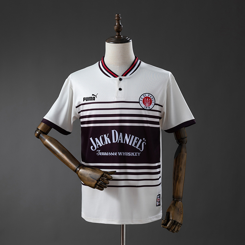 Wanban St. Pauli 97 98 Home Retro Jersey S-Xxl