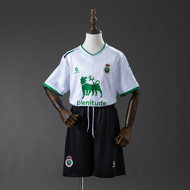 Wanban-Racing Santander 25 26 Home Kids Kit Jersey Size 16-28