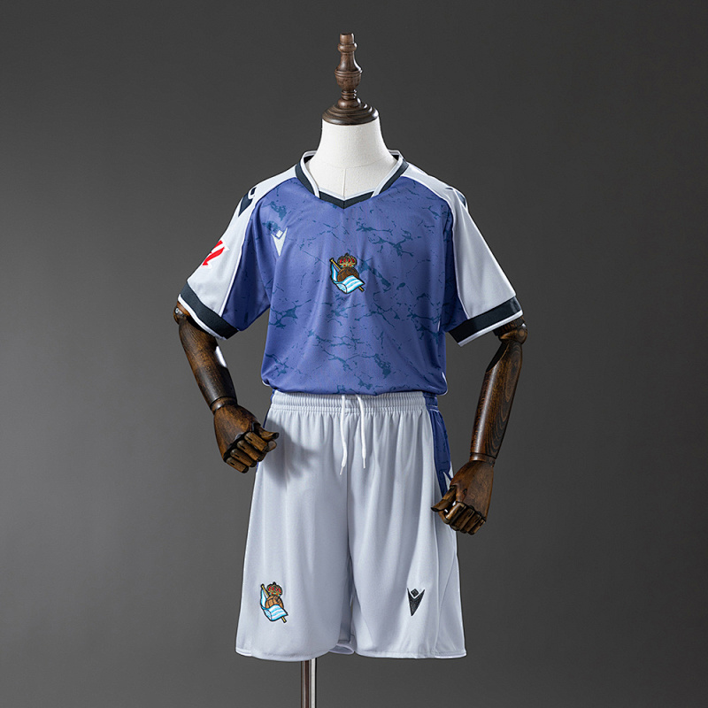Wanban-Real Sociedad 25 26 Away Game Kids Size 16-28