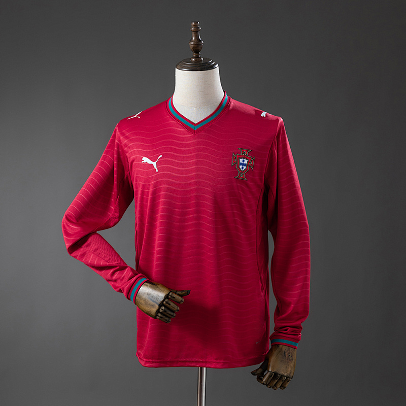Wanban-Portugal Home Long-sleeved Jersey S-4XL