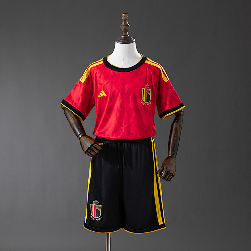Wanban-Belgium Home Kids Kit Jersey Size 16-28