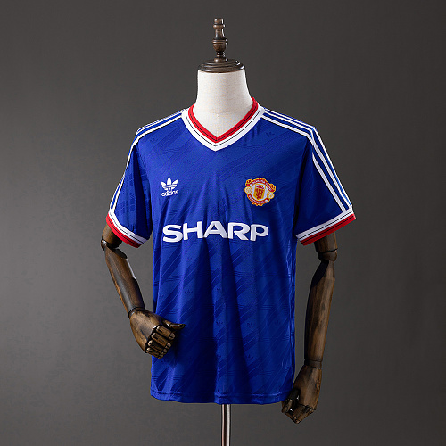 Wanban-Retro 86 88 M-U Third Away S-Xxl
