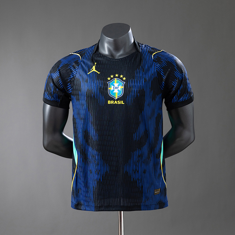 Wanban-Brazil Away Player Version Jersey S-4XL