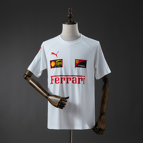 Wanban Scuderia Ferrari F1 White T-shirt S-3XL