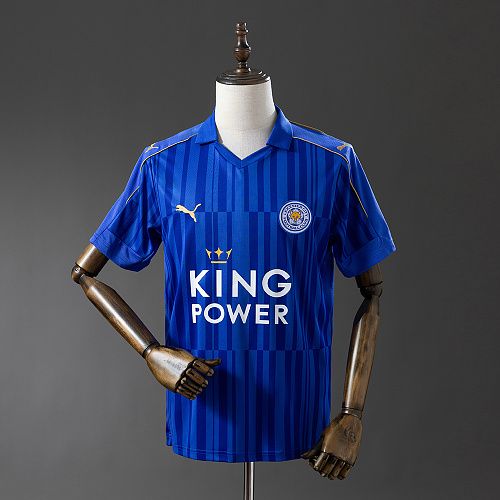 Wanban-Leicester City 16 17 Home Retro Jersey S-Xxl