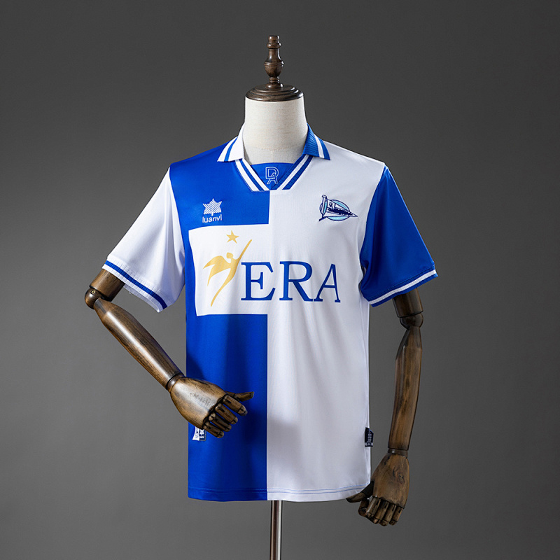 Wanban-Deportivo Alavés 99 00 Home Retro Jersey S-Xxl