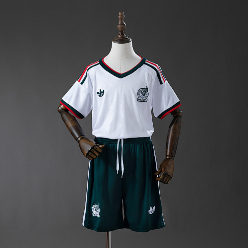 Wanban-Mexico Away Kids Kit Jersey Size 16-28