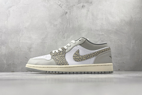 Zhenhui- Jordan Air Jordan 1 Low Prm Elephant Print -DH4269-100