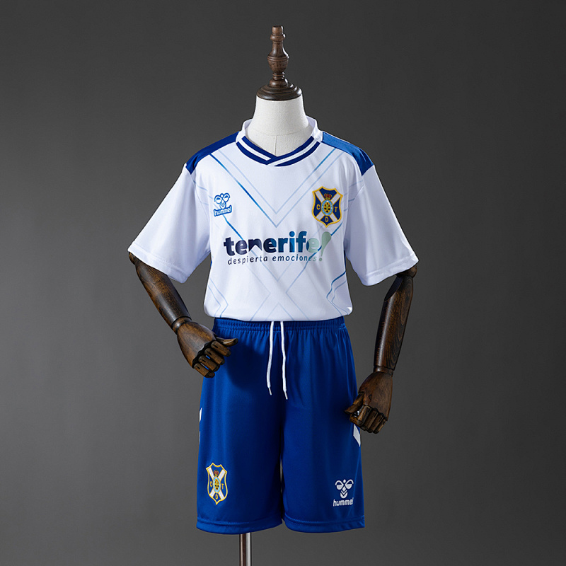 Wanban-Tenerife 25 26 Home Kids Kit Jersey Size 16-28
