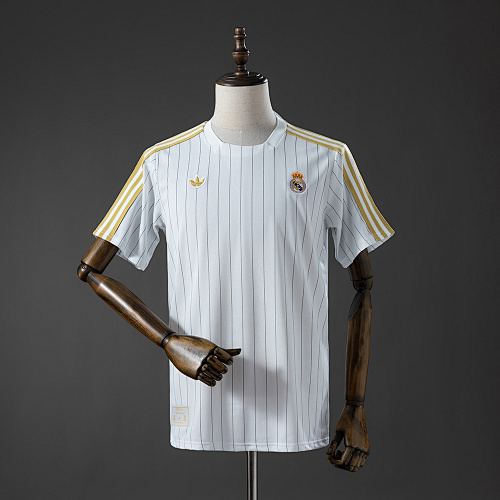 Wanban-Real Madrid Terrace Icons T-Shirt White Gold S-Xxl
