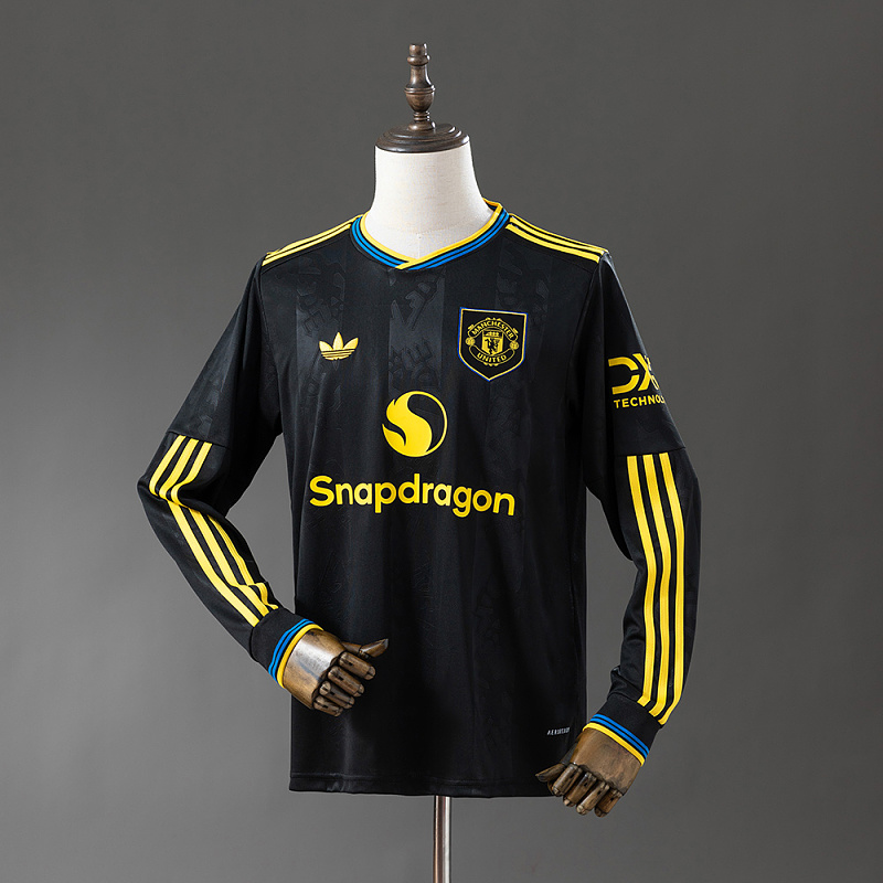 Wanban-Manchester United 25 26 Third Away Long Sleeve Jersey S-4XL