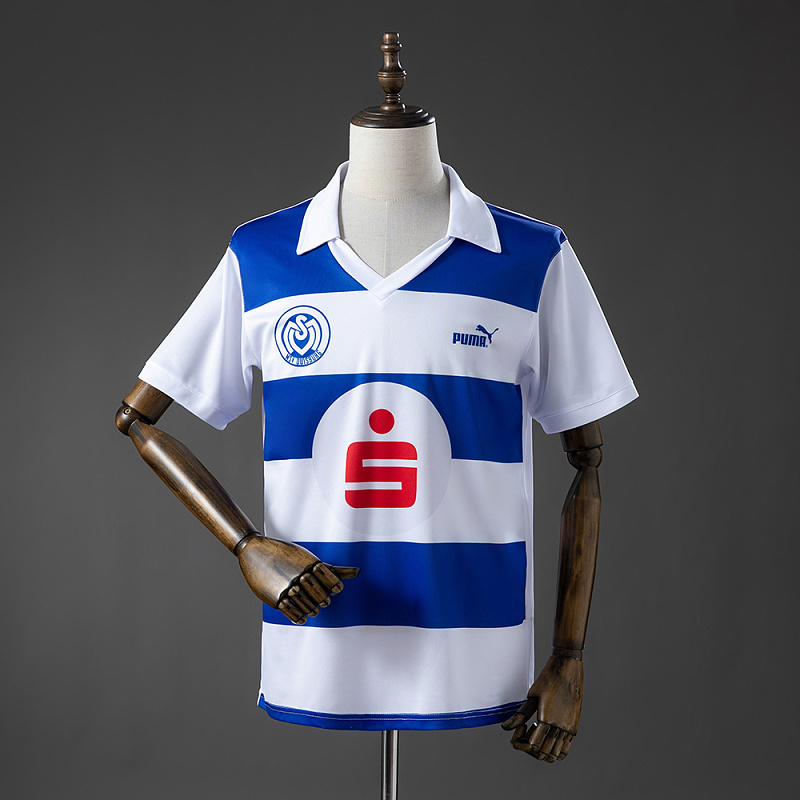 Wanban-MSV Duisburg 90 91 Home Retro Jersey S-Xxl