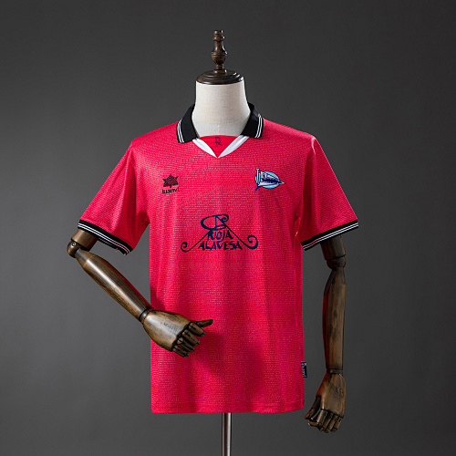 Wanban-Deportivo Alavés 00 01 Uefa Cup Away Retro Jersey S-Xxl