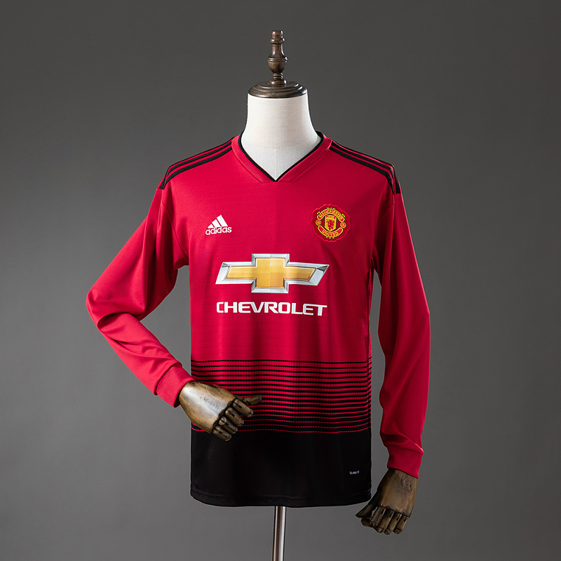 Wanban-M-U Home Long-Sleeve Retro Jersey S-Xxl