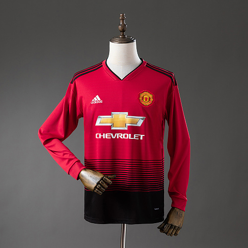 Wanban-M-U Home Long-Sleeve Retro Jersey S-Xxl