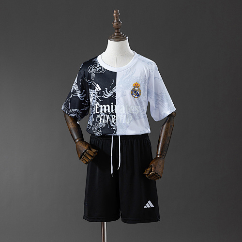 Wanban-Real Madrid 25 26 Dragon-Special Edition Kids Kit Jersey Size 16-28