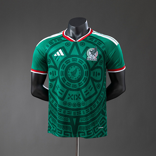 Wanban-Mexico Home Player Version Jersey S-4XL