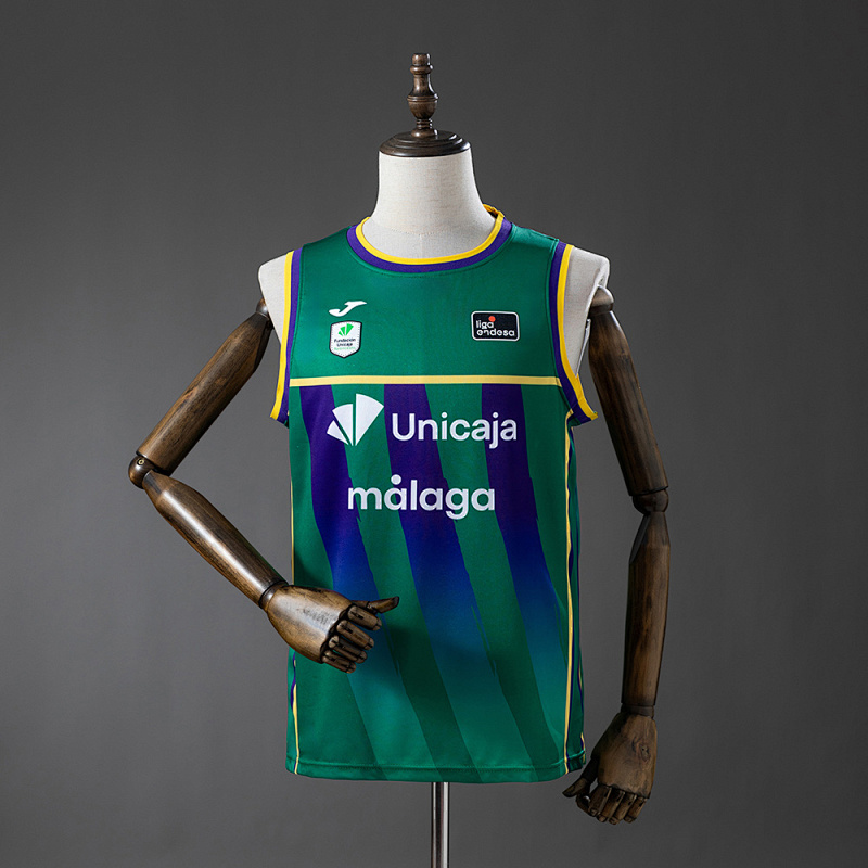 Wanban-Malaga 25 26 Unicaja Baloncesto Home Jersey S-Xxl