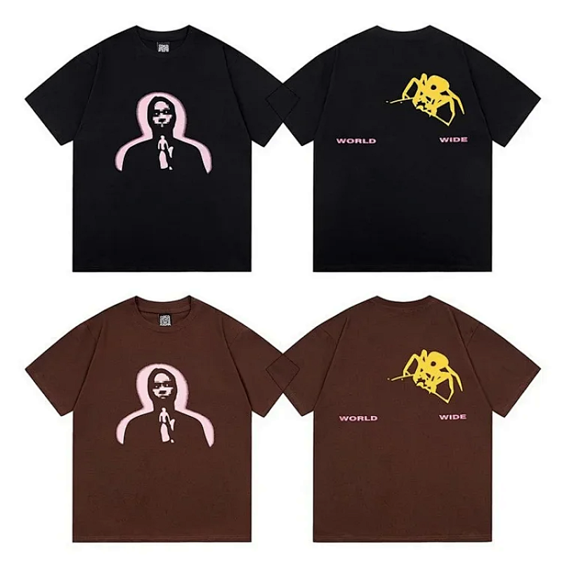 Lili-052106 Sp5der Thug T-shirt Angel Brown T