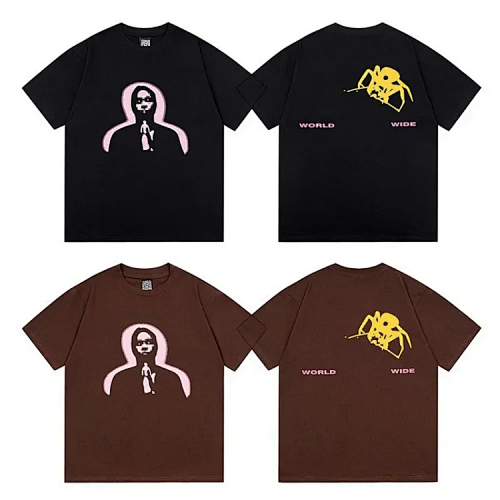 Lili-052106 Sp5der Thug T-shirt Angel Brown T