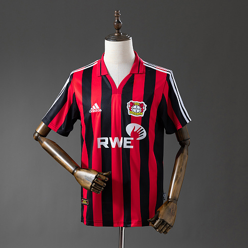 Wanban Leverkusen 01 02 Home Retro Jersey S-Xxl